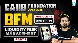 CAIIB July 2025 BFM Module B Unit 17 Part - 1 | CAIIB Online Classes 2025 | By Rajeev Sir