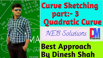 Class 11 maths || Curve Sketching part 3 || Sketch of Quadratic function|| Dinesh Shah