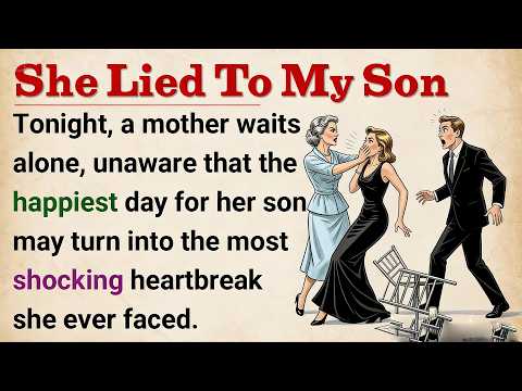Learn English With Story 🔥 She Lied To My Son | Level 3 English Listening Practice || Graded Reader