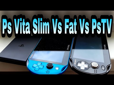 Ps Vita Slim Vs Ps Vita Fat Vs PsTV