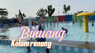 Kolam renang Binuang ..kita berenang dulu gaees @swteamhore1428