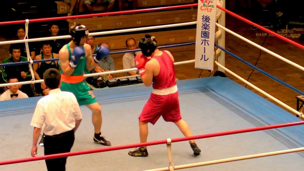 関東大学ﾎﾞｸｼﾝｸﾞ 須藤脩仁 早大 vs 早荒津弘晃 大東大 2012.7.14-6
