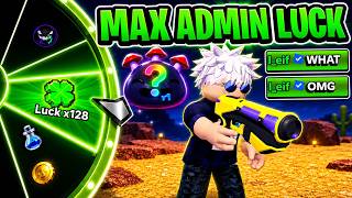Slime RNG Admin ABUSE Just Did The IMPOSSIBLE.. (Max Jackpot Roll)