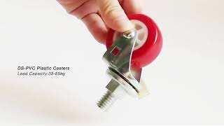 Threaded Stem Plastic Casters: threaded stem swivel casters easy to install