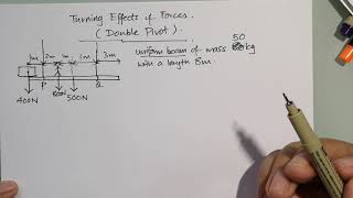 Turning Effect of Forces (Double Pivot) (for O Physics)