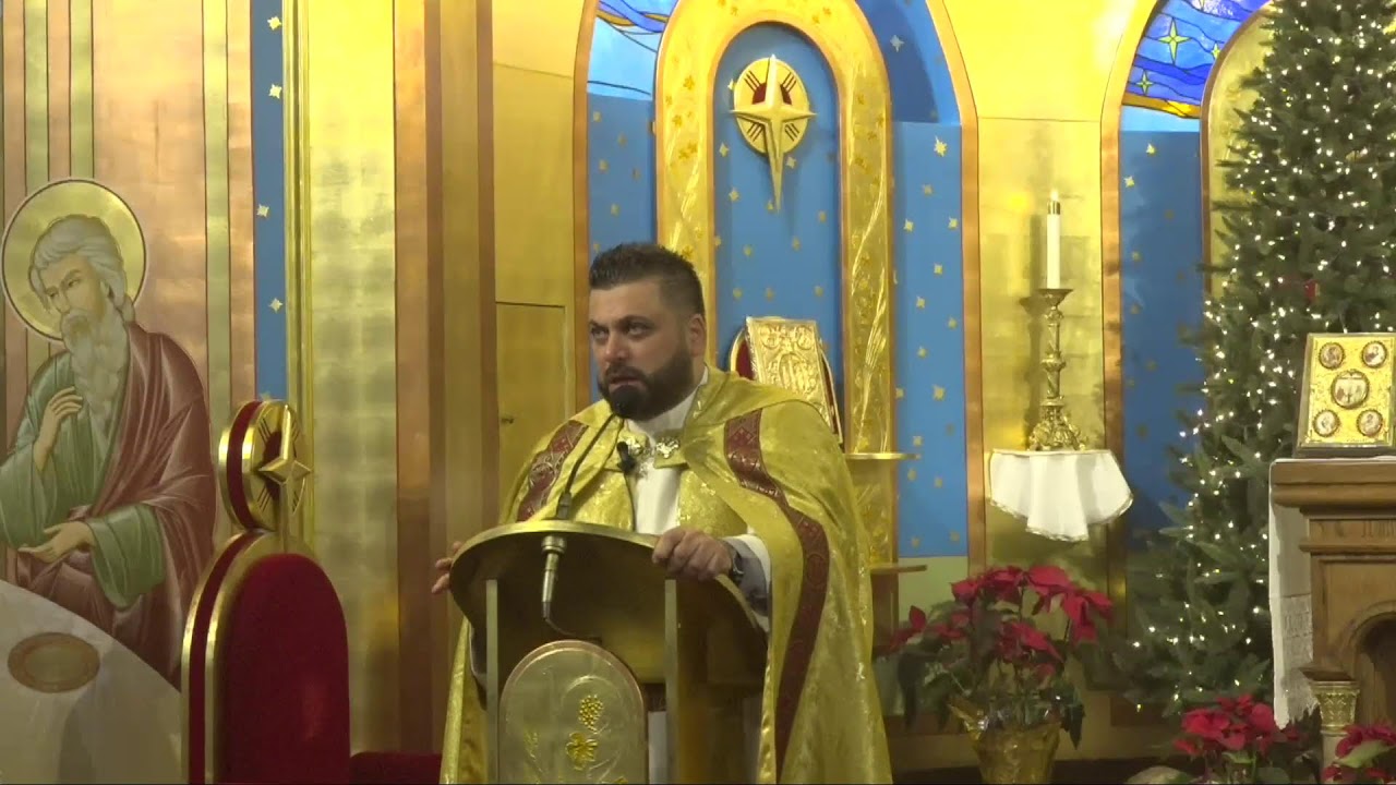 القداس الالهي الذي يقدمه الاب صميم باليوس من كنيسة مار يوسف / مشيكن