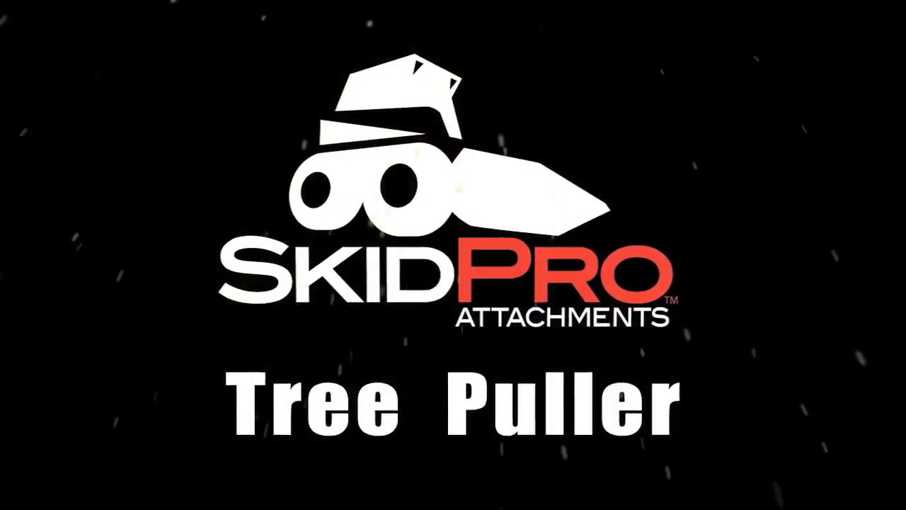 Skid Pro Skid Steer Tree Puller - YouTube