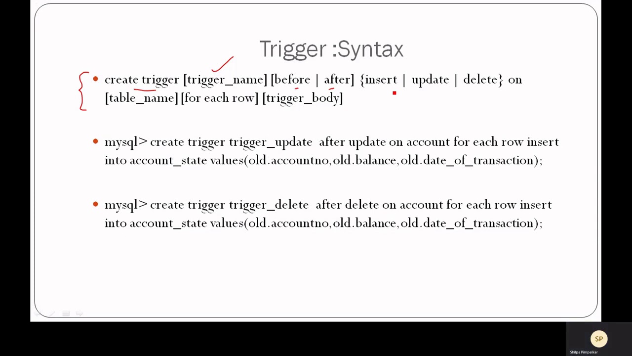 Demonstration of Trigger with Mysql - YouTube