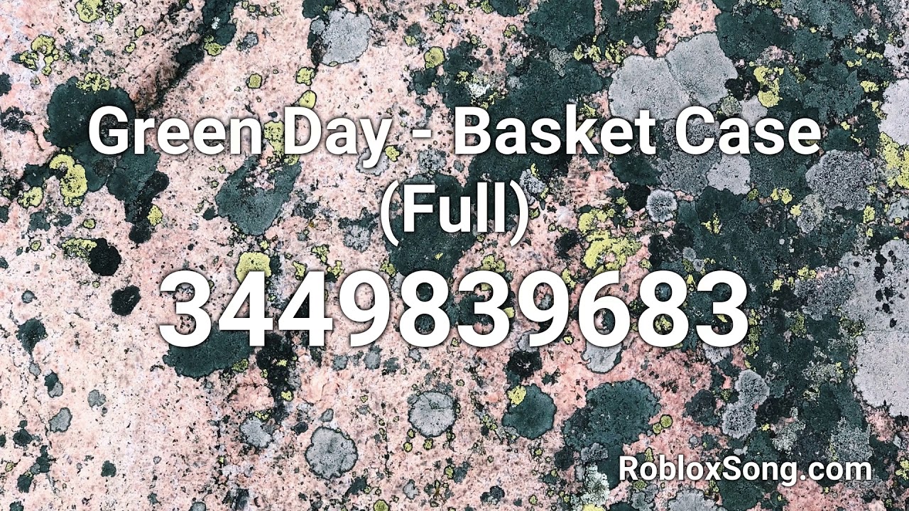 Green Day Basket Case Full Roblox Id Roblox Music Code Youtube - roblox music codes ac dc