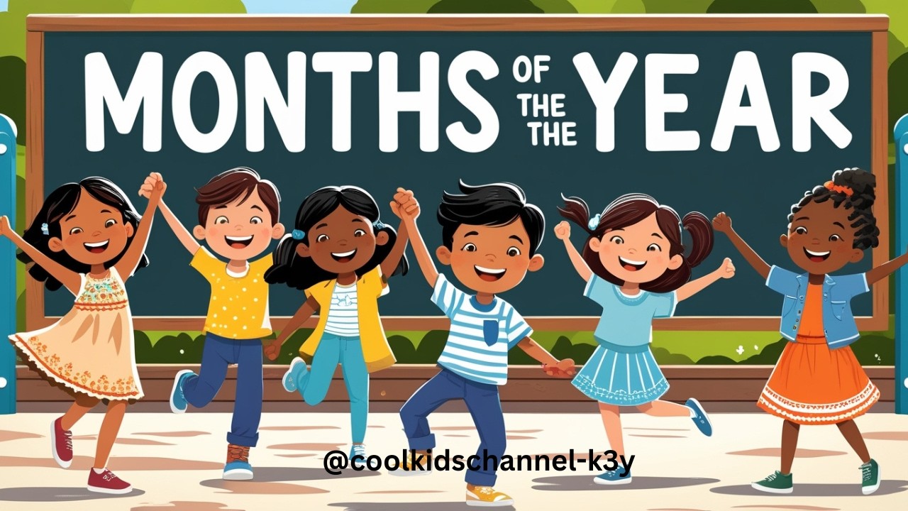 The Months of the Year Song #kidscartoon #nurseryrhymes #cocomelon #babyshark #abcs #cartoon #family