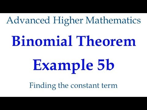 Binomial Theorem Example