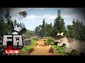 Planting Trees and Playing Dinos! - Minecraft Dinosaurs LIVE (Fossils and Archaeology Mod)