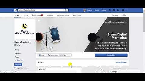 Creating your Facebook Business Page Username
