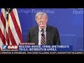 One america news network covers amb john boltons address to heritage