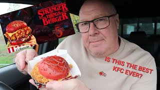 New Kfc Stranger Things Burger And Chicken Wings