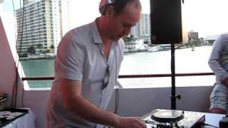 DJ Sasha on the Sasha &amp; Digweed Sunset Yacht Party - WMC 2009