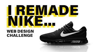 Lets Redesign the Nike Website | Design Challenge