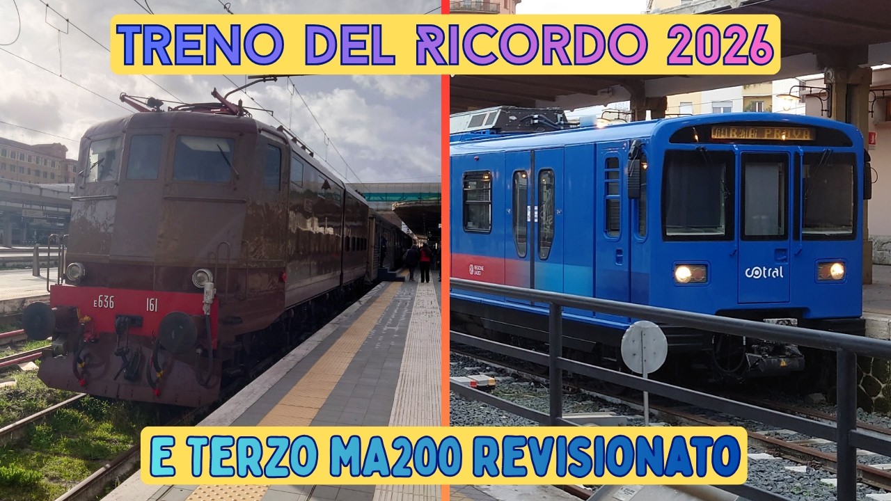 Treno del Ricordo 2026 e il terzo MA200 Revisionato! - 20 Febbraio 2026