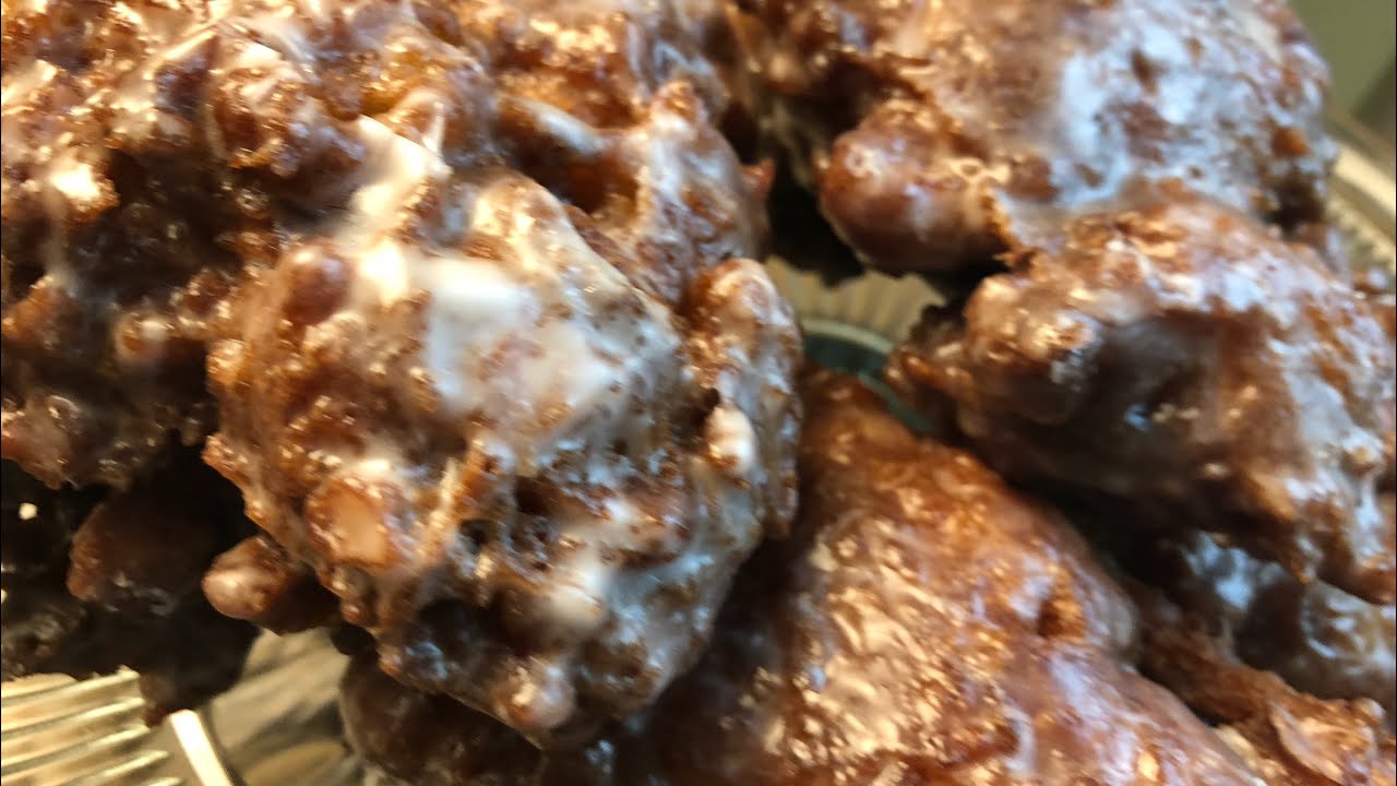 Delicious and Easy Homemade Buttermilk Apple Fritters! YouTube