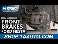 How to Replace Front Brakes 11-16 Ford Fiesta