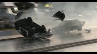 David Farlow and Bill Colson's Wild Crash in X275 vs Hot Rod at World Cup Finals