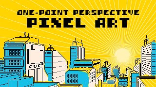 1-Point Perspective Pixel Art (sketch + timelapse)