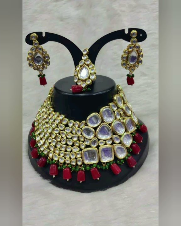Heavy Kundan Jewellery Designs|Latest Meena/Mina Work Kundan Jewelry|Bridal Heavy Jewellery Designs