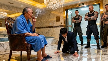 【FULL MOVIE】泡澡大爺竟是黑幫老大，一句話就讓小夥跪地求饒！