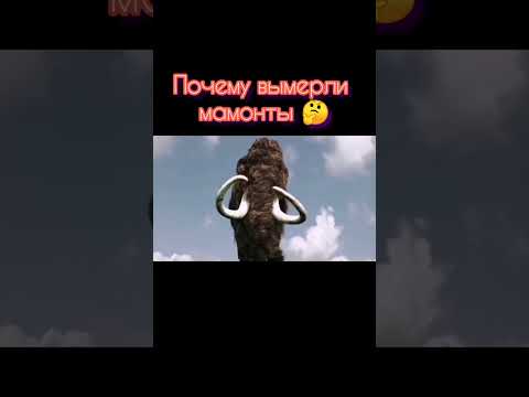 Причины вымирания мамонтов | Мамонты | #shorts