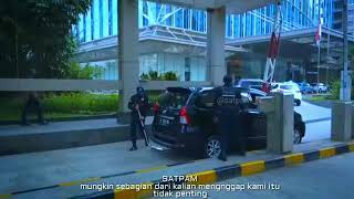 Satpam Tangguh demi lambang Garda di dada