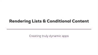 lists conditionals 01 introduction