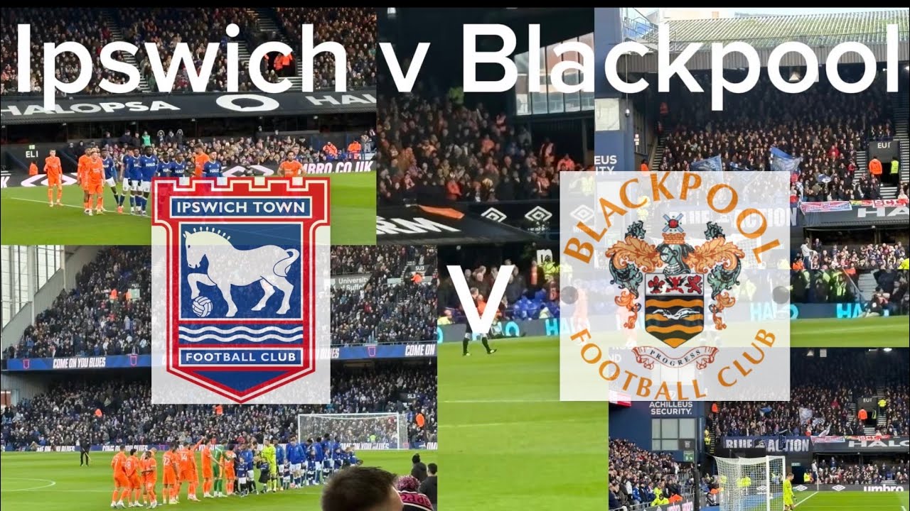 Ipswich v Blackpool Matchday blog 