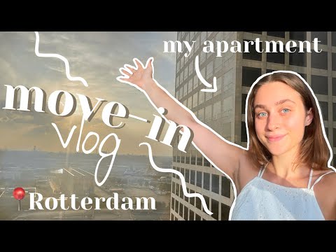 UNI MOVE-IN vlog! ✈️ a new country, a capsule hotel and my 1st apartment