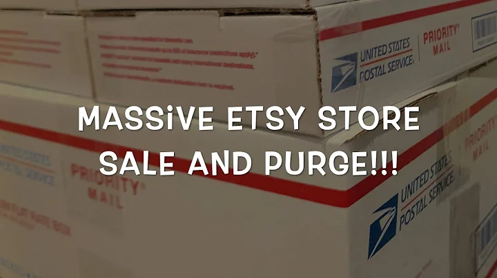 Massive Etsy Store Sale And Purge!