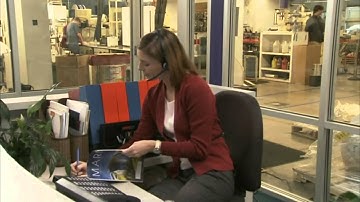 Training Video When the Phone Rings  Example of poor receptionist skills