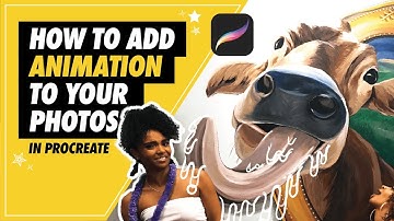 How to ANIMATE YOUR PHOTOS in Procreate Tutorial | How to use Animation Assist in Procreate