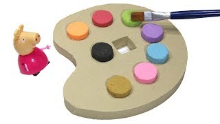 Diy Learn Colors With Sand Rainbow Watercolor Paint Magic Surprise Toys Learning Videos For Children