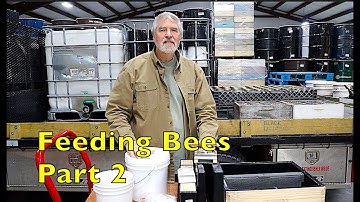 Feeding Bees Part 2 - Basic Feeders, Sugar Syrup Additives and Storage