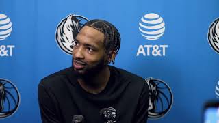 Dallas Mavericks' Derrick Jones Jr Practice Interview Before Game 1 vs Minnesota Timberwolves