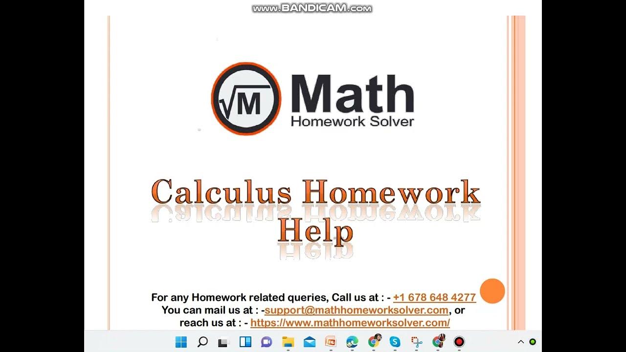 free calculus homework help