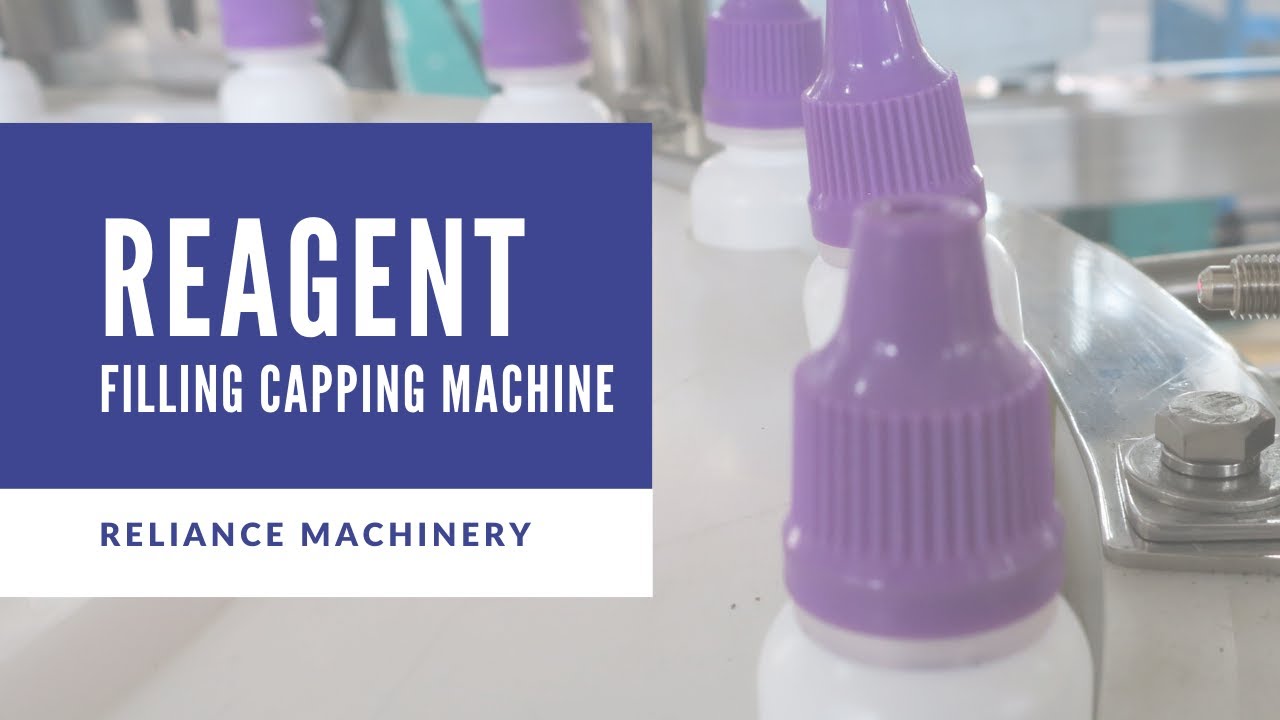 5 ml Biological Reagent Bottle Filling Capping Machine using PLC