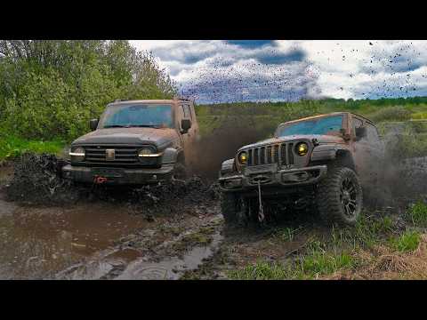 ПРИШЛОСЬ ИДТИ ЗА ТРАКТОРОМ! Поспорили TANK 300 против УАЗ и JEEP