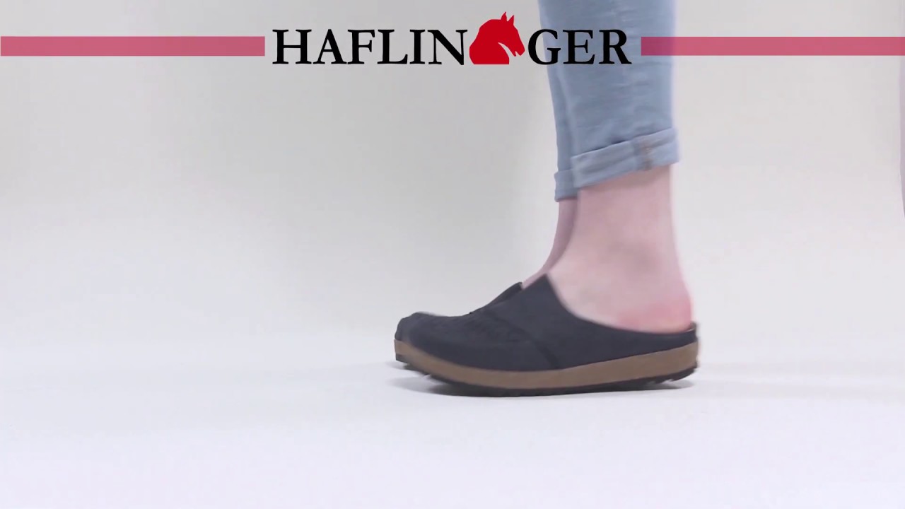 haflinger leather clogs