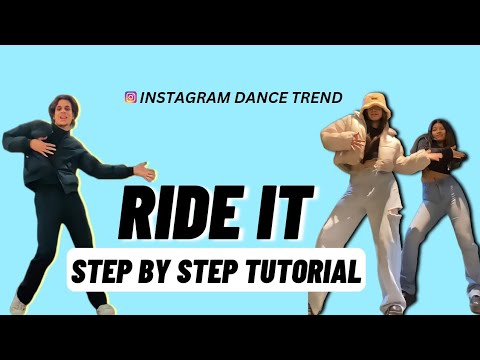 Ride It Instagram Dance Trend Tutorial Step By Step | Ride It TikTok Dance Trend #dancemarine
