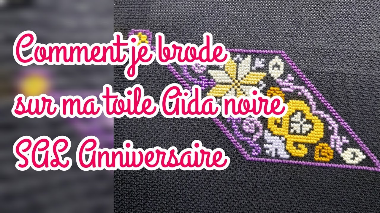 Lot De 3 Toiles Aida Pour Broderie – À Réaliser – Canevas