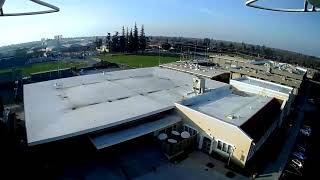 Drone flight MODESTO JUNIOR COLLEGE east campus, football field