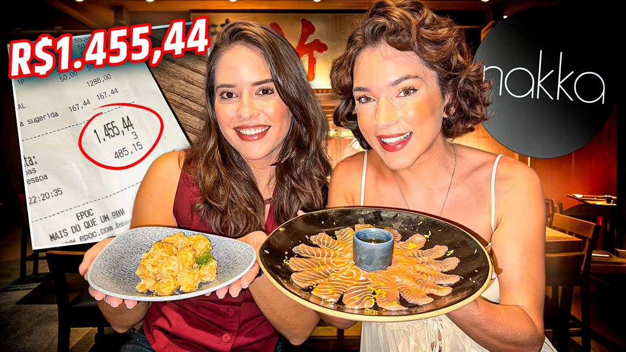 FUI NO JAPONÊS MAIS FAMOSO DE SP! NAKKA SUSHI!