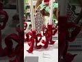 Raz 9" Red Bow Candlestick Holders Christmas Decoration Set of 3 4612280