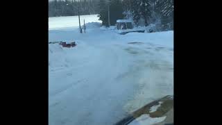 Abitibi Ice Road Crossing