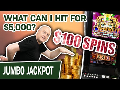 💵 What Can I Hit with $5,000 on Cleopatra II? 💸 $100 SPINS!